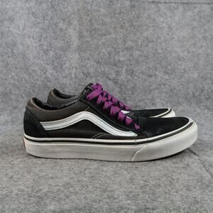 Vans Shoes Womens 6.5 Sneakers Old Skool Canvas Suede Black Casual Skate Black